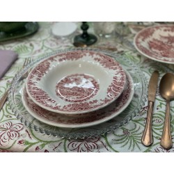 Vajilla 18PZ Puente Rosa