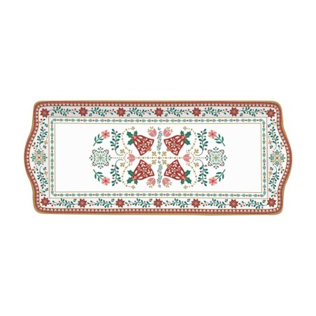 Fuente rectangular christmas folk