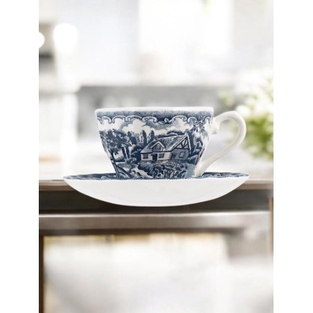 Set 6 tazas de te y plato ARROYO