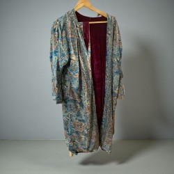 Kimono indio seda y terciopelo