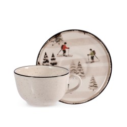 Juego de 2 tazas  de té o...