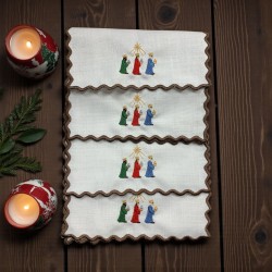 Set 6 servilletas Reyes...