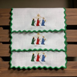 Set 4 servilletas Reyes...