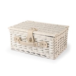 Cesta de picnic en mimbre