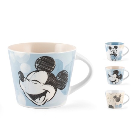 Set 3 tazas merienda. Colección Mickey blogger